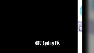 Ressort de torsion du chariot de serrage Hyosung CDU