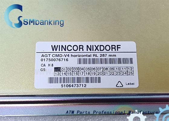 Transport AGT CMD-V4 RL horizontal 287mm Chasis 1750076716 de Wincor Nixdorf de 01750076716 pièces d'atmosphère