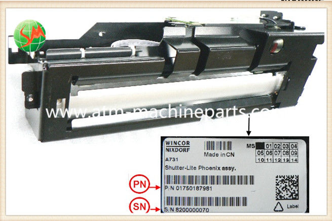 01750187981 Assy PC280 de Lite de volet du VOLET V.6 de SORTIE des parties 1750187981 de Wincor Nixdorf