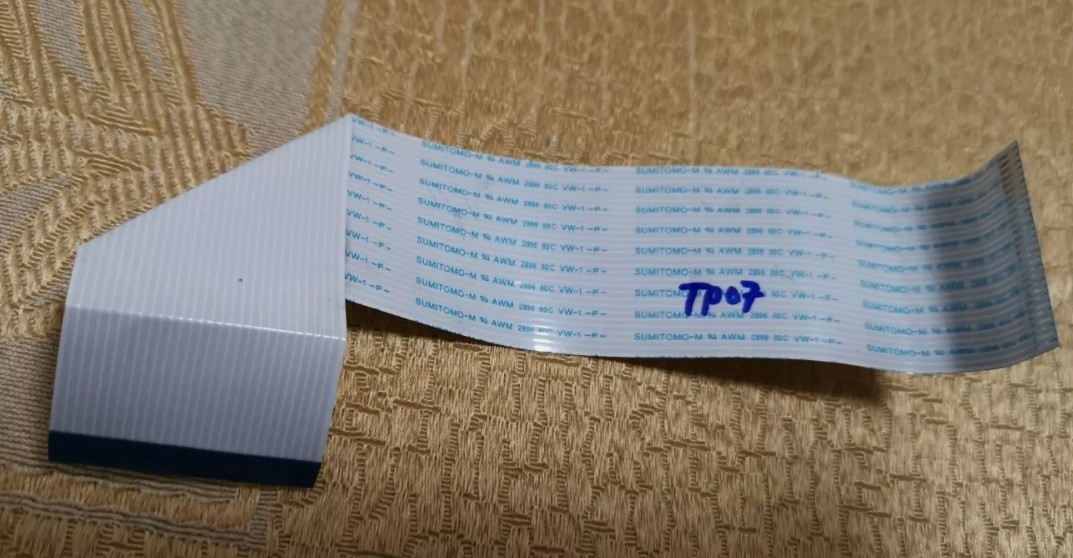 Parties de la machine ATM Wincor Nixdorf TP07 Tête d'impression thermique câble plat