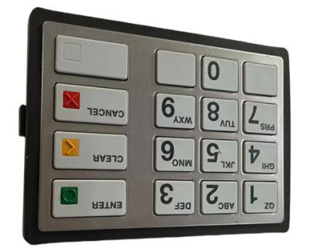 49249441768A 49-249441-768A pièces détachées de guichet automatique Diebold clavier EPP7 PCI-Plus LGE ST STL HTR ENG(US) pièces détachées de guichet automatique
